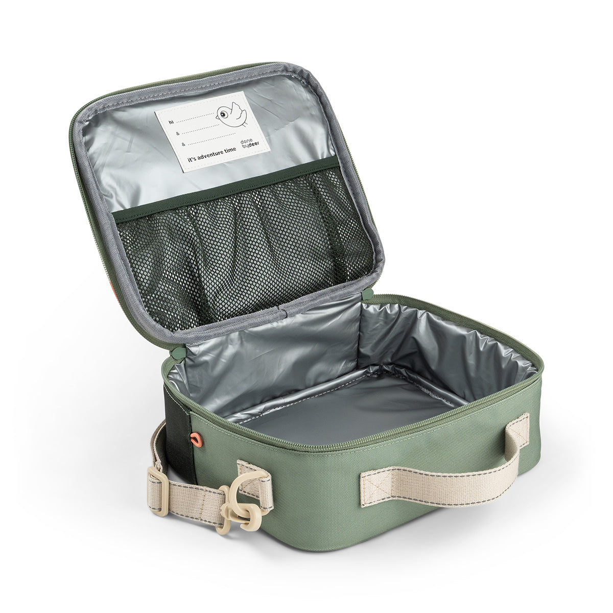 Done by Deer® Izolirana torba za malico Tiny trails Green 4l Done by Deer