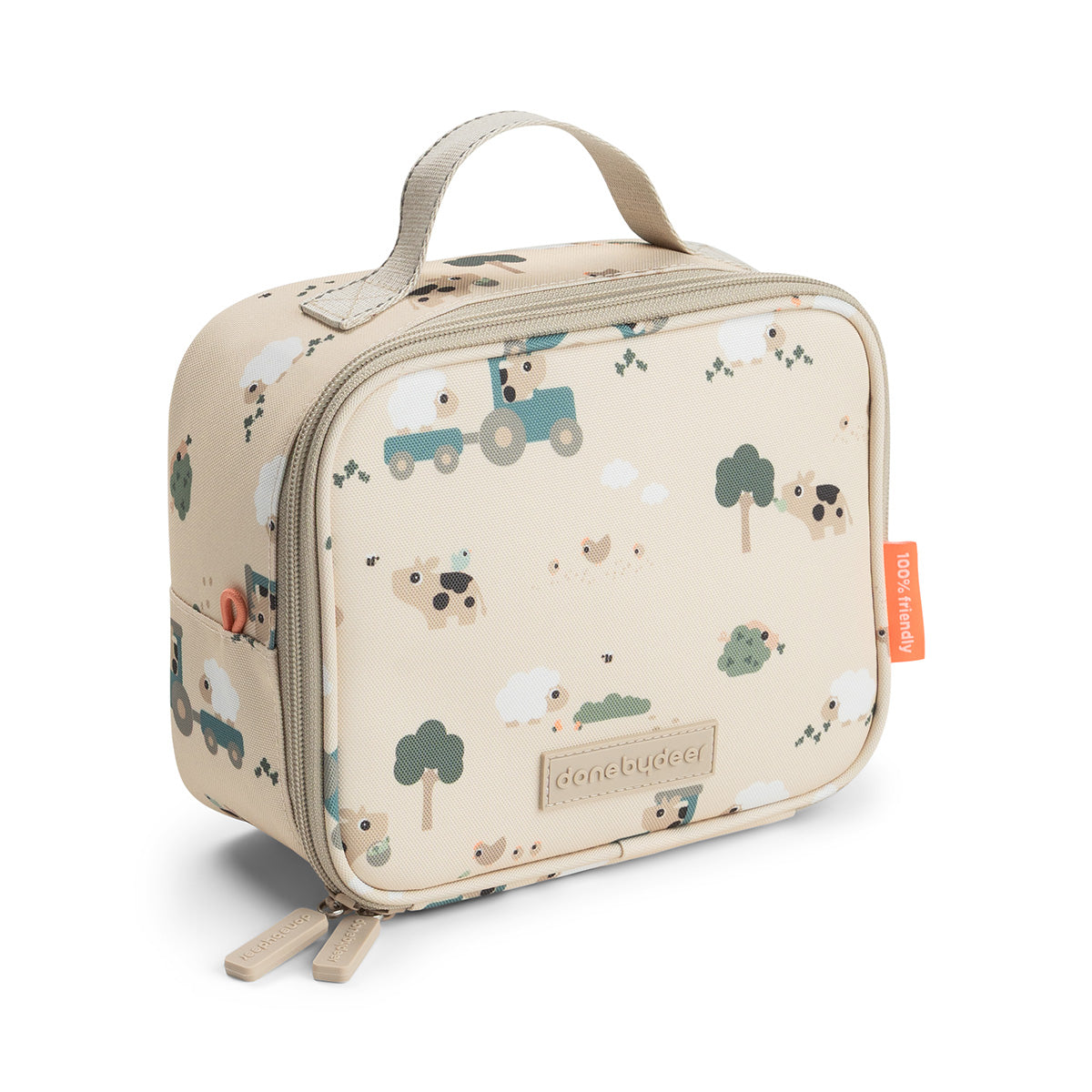 Done by Deer® Izolirana torba za malico Tiny trails Sand 2,8l Done by Deer