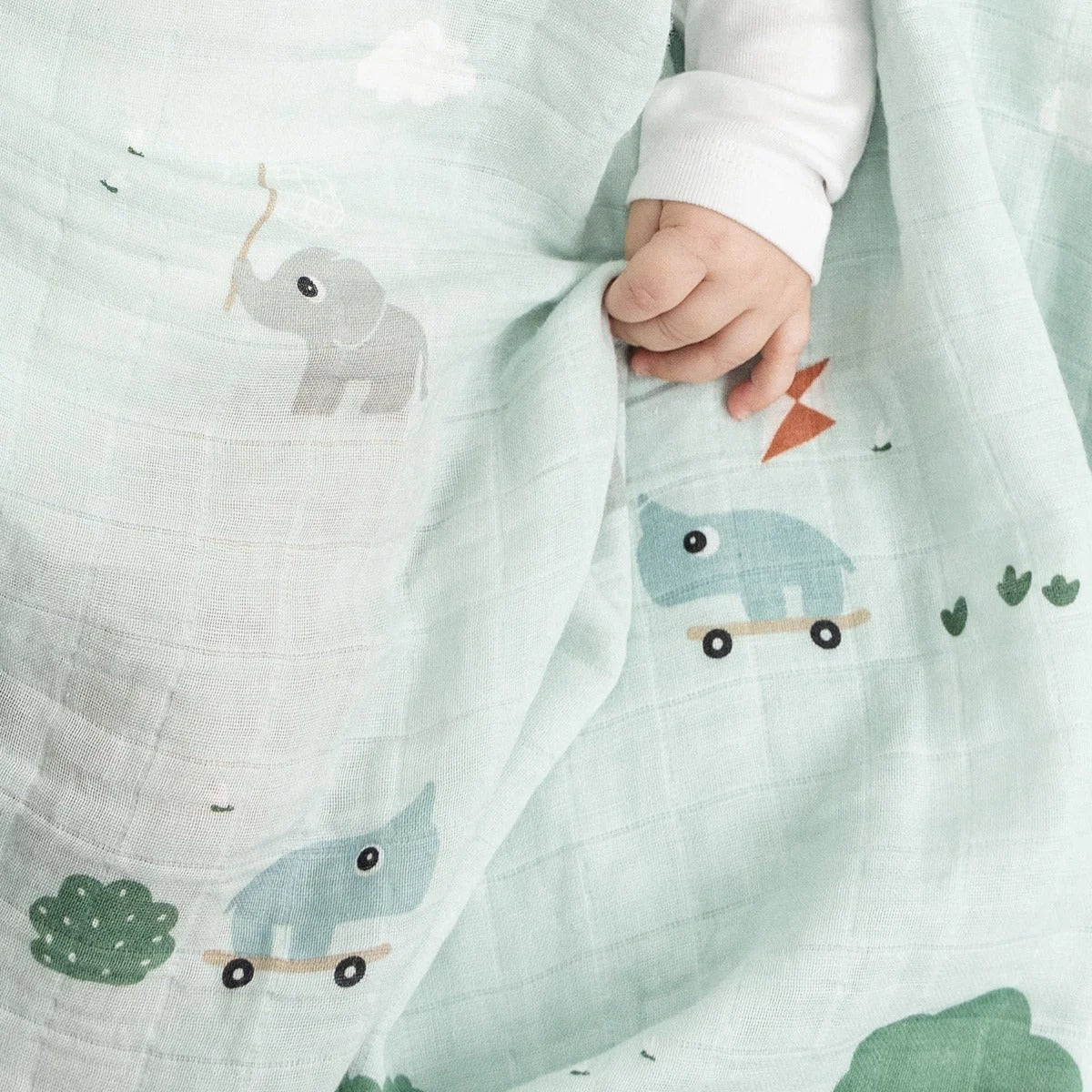Done by Deer® Komplet 3 tetra pleničk Playground Blue 65x65