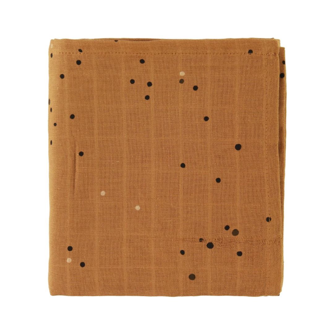 Done by Deer® Komplet povijalnih pleničk Dreamy dots Mustard 120x120