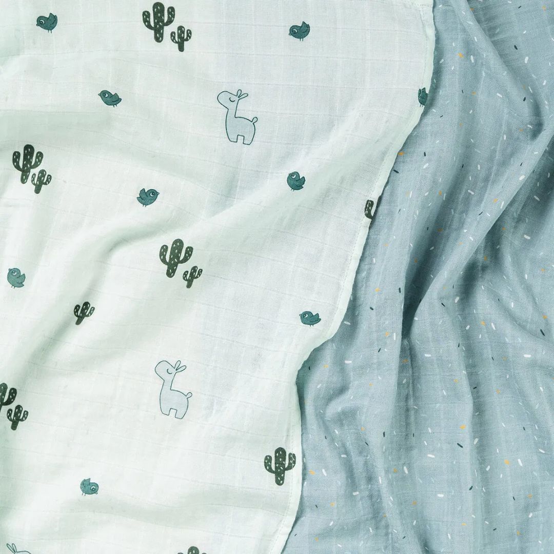 Done by Deer® Komplet tetra pleničk Lalee Blue 65x65 Done by Deer