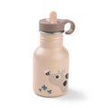 Done by Deer® Metalna bočica sa slamkom Tiny Farm Powder 350 ml