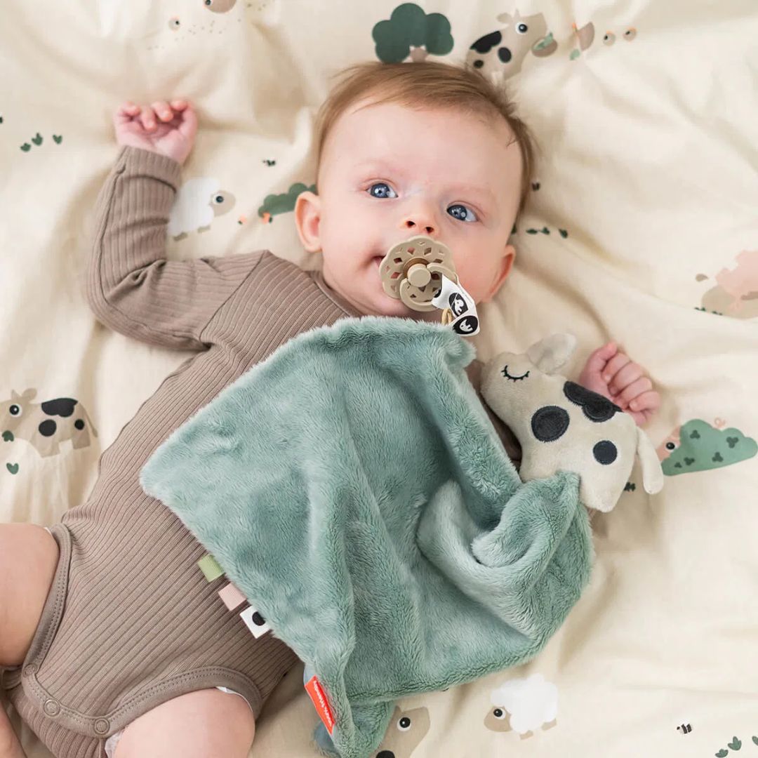 Done by Deer® Ninica s priponko za dudo prijateljica Dotti Blue Done by Deer