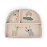 Done by Deer® Piatto divisorio per bambini Stick&Stay Celebration Sand
