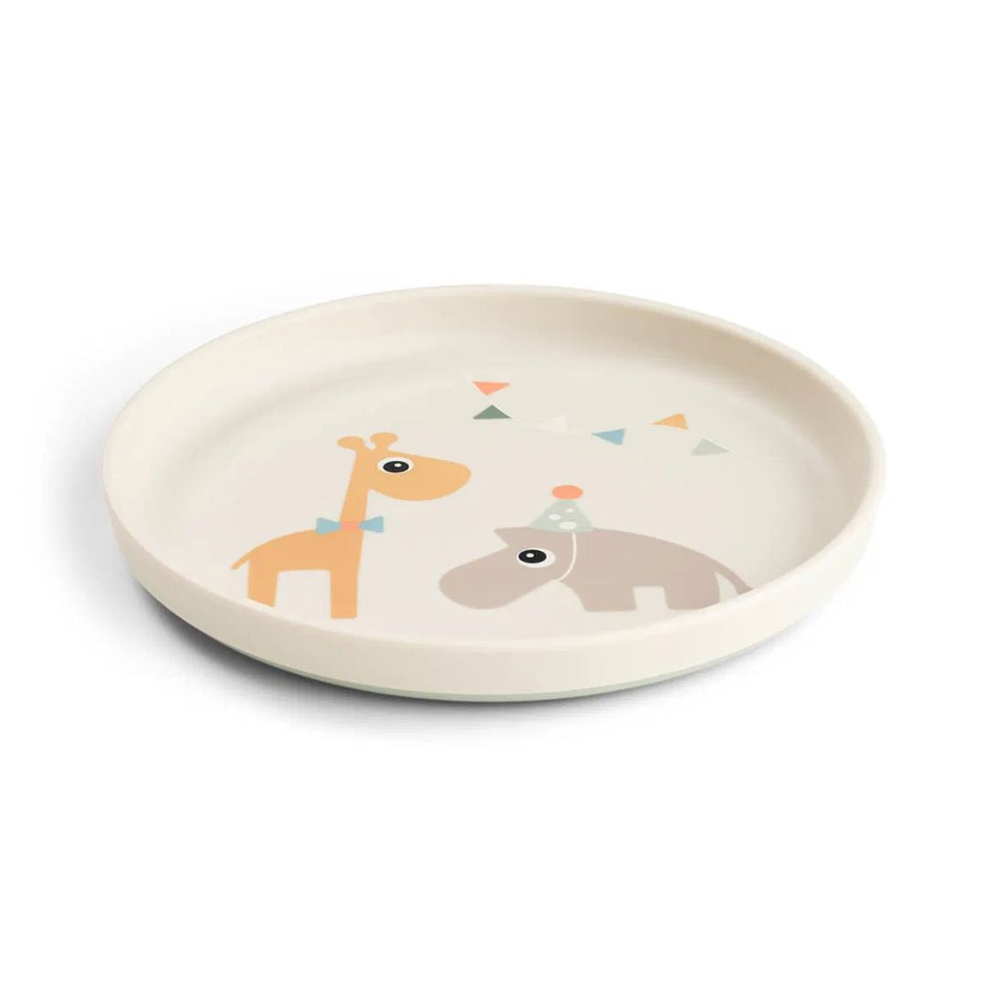 Done by Deer® Otroški krožnik Foodie Celebration Sand Done by Deer