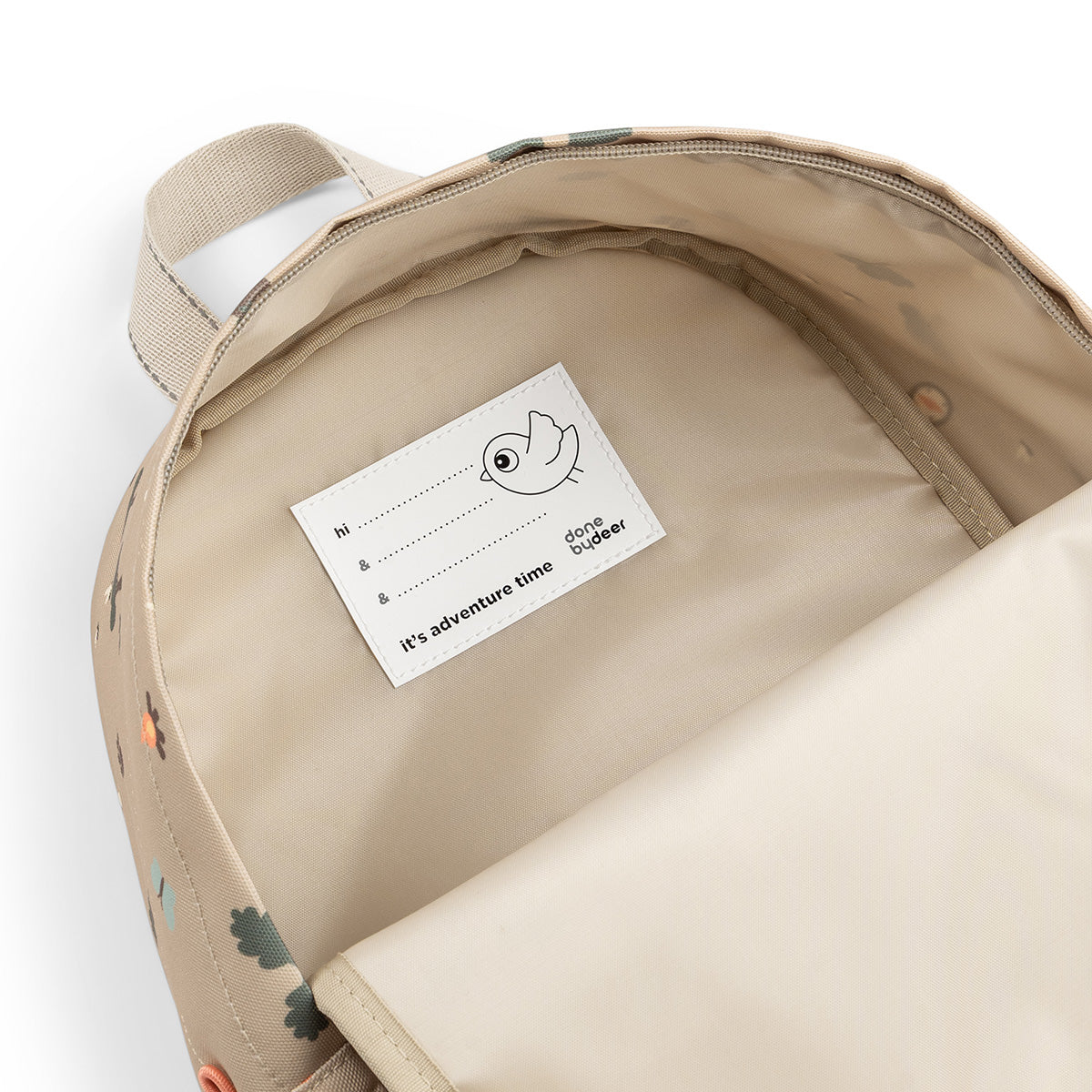 Done by Deer® Otroški nahrbtnik Tiny trails Sand 7,5l Done by Deer