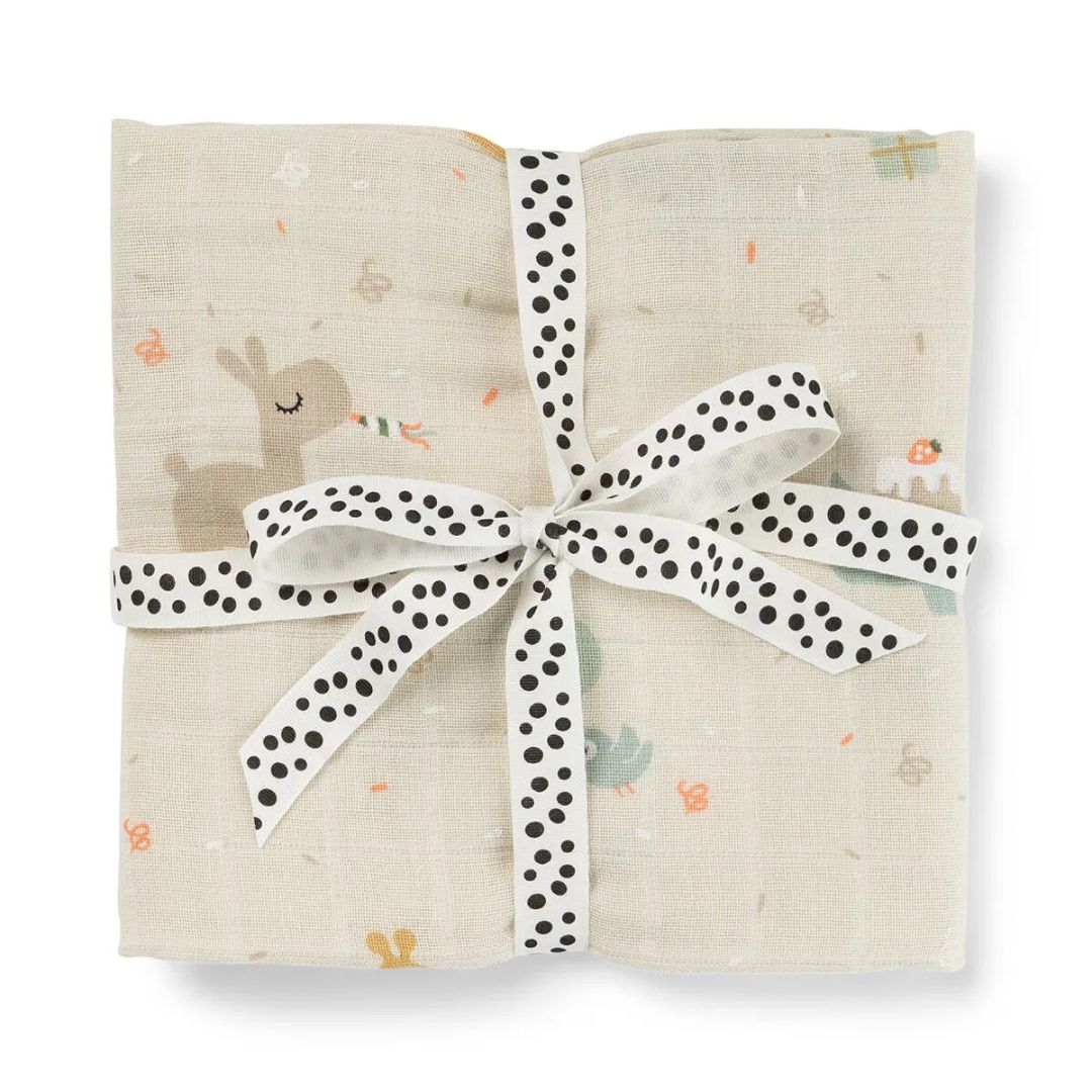 Done by Deer® Povijalna plenička Celebration Sand 120x120 Done by Deer