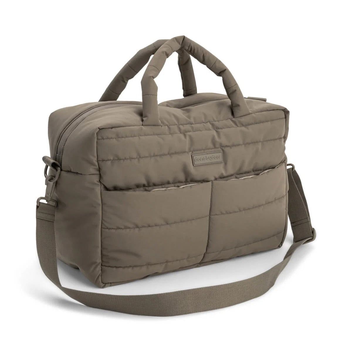 Done by Deer® Quilted changing bag Taupe
