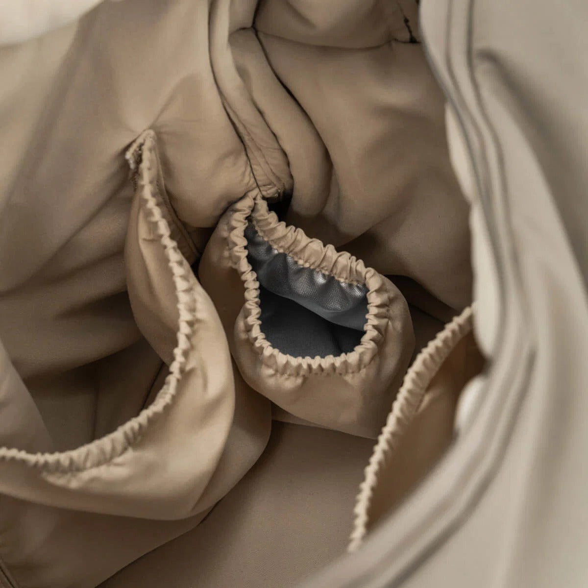 Done by Deer® Quilted changing bag Taupe