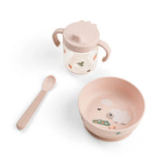 Done by Deer® Prvi jedilni set Foodie Tiny farm Powder
