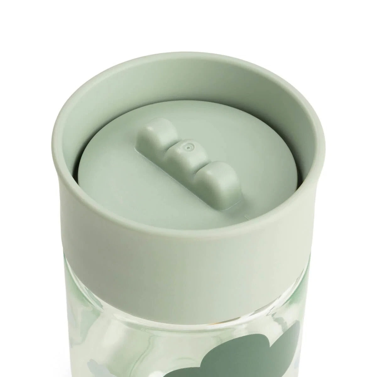 Done by Deer® Foodie dinner set w/360° cup Tiny trails Green