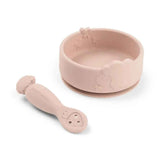 Done by Deer® Premier set de repas Stick&Stay Sheepy Powder