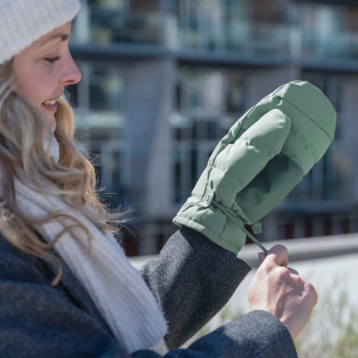 Done by Deer® Stroller mittens Green
