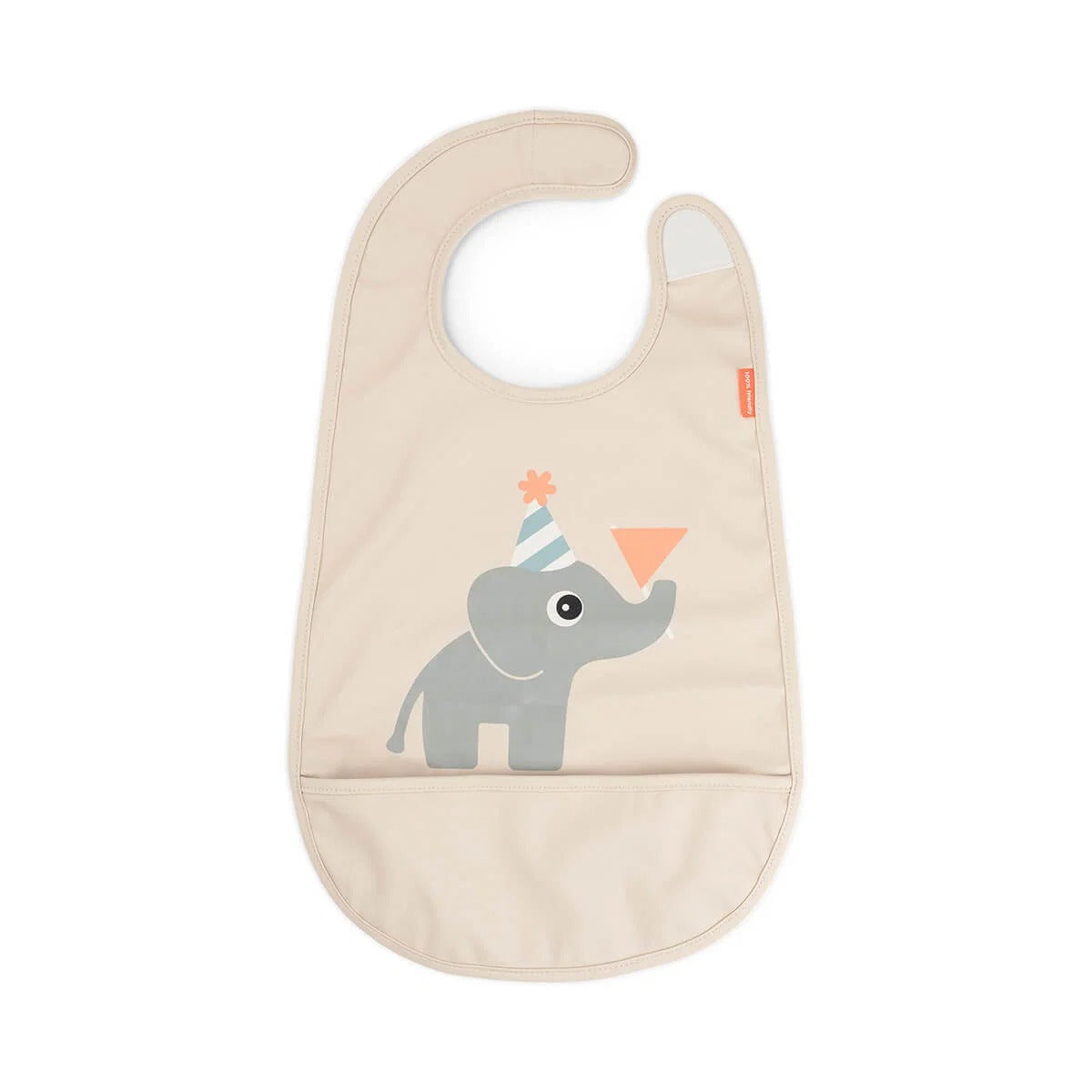 Done by Deer® Bib velcro 2-pack Celebration Sand
