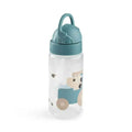Done by Deer® Straw Bottle Tiny Farm Blue 350 ml