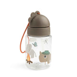 Done by Deer®  Borraccia  con cannuccia Tiny trails Sand 280 ml