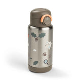 Done by Deer® Termo bočica sa slamkom 340 ml Tiny trails Sand