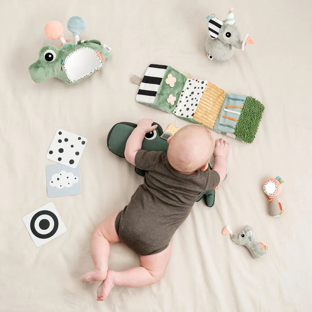 Done by Deer® Zibajoča aktivnostna igrača Elphee Colour mix Done by Deer