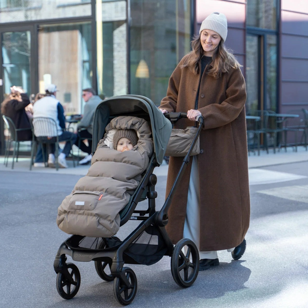 Done by Deer® Footmuff winter  Taupe