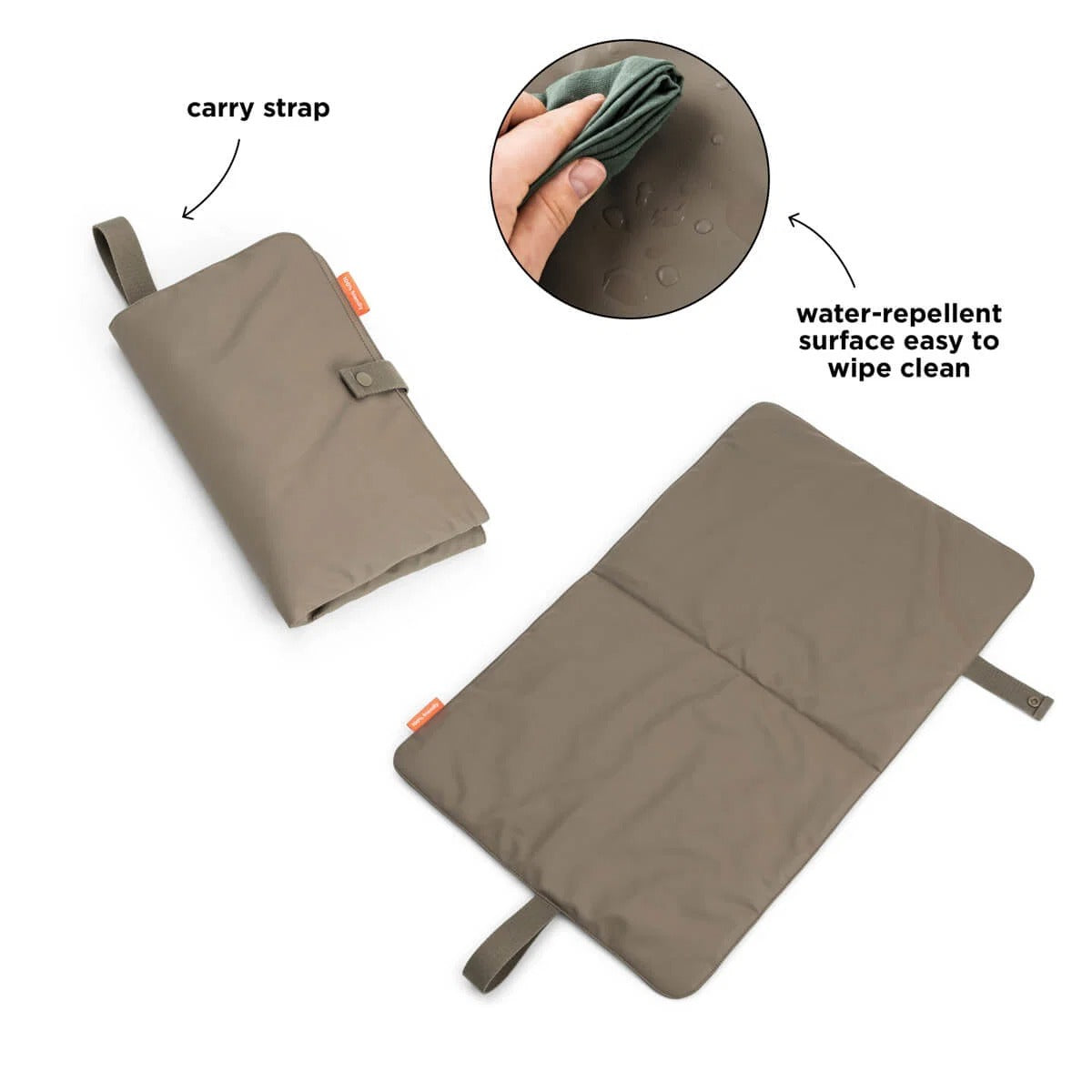 Done by Deer® Matelas à langer pliable Taupe – slika 3