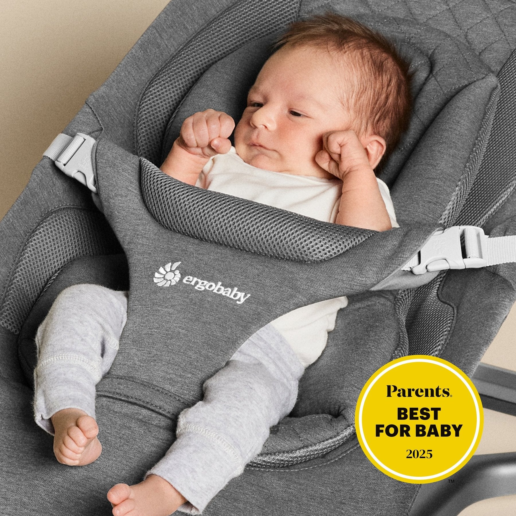 Ergobaby® Evolve ležalnik 3v1 Charcoal Grey