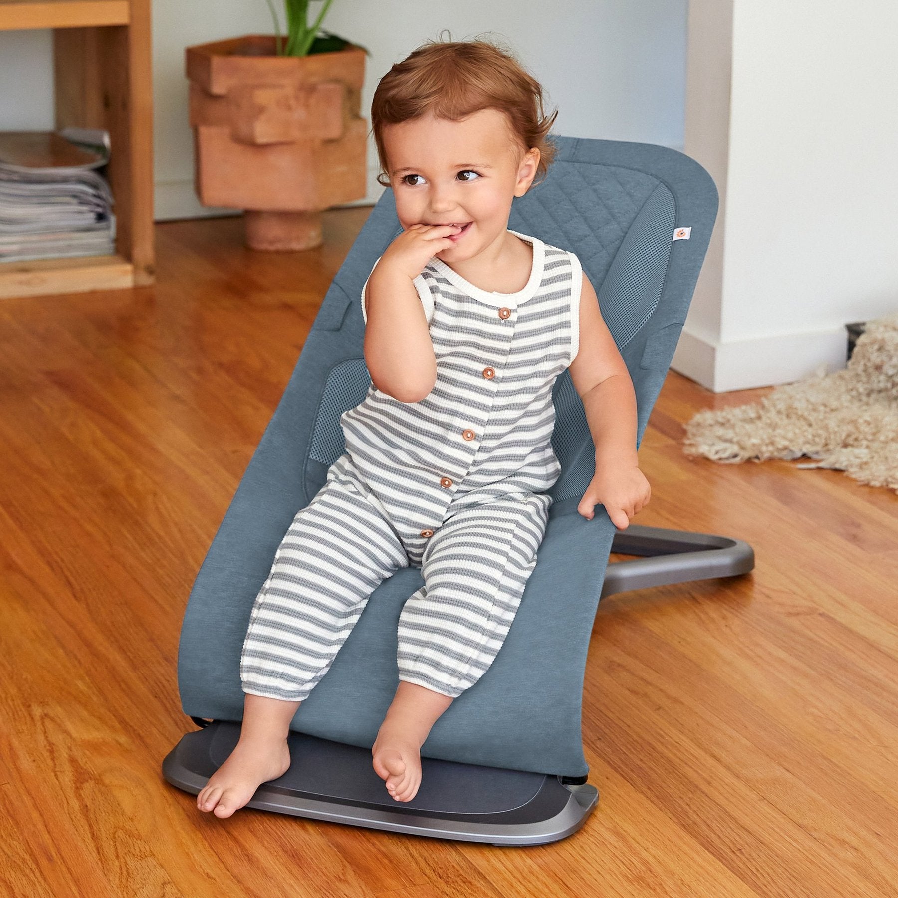 Ergobaby® Evolve ležalnik 3v1 Oxford Blue