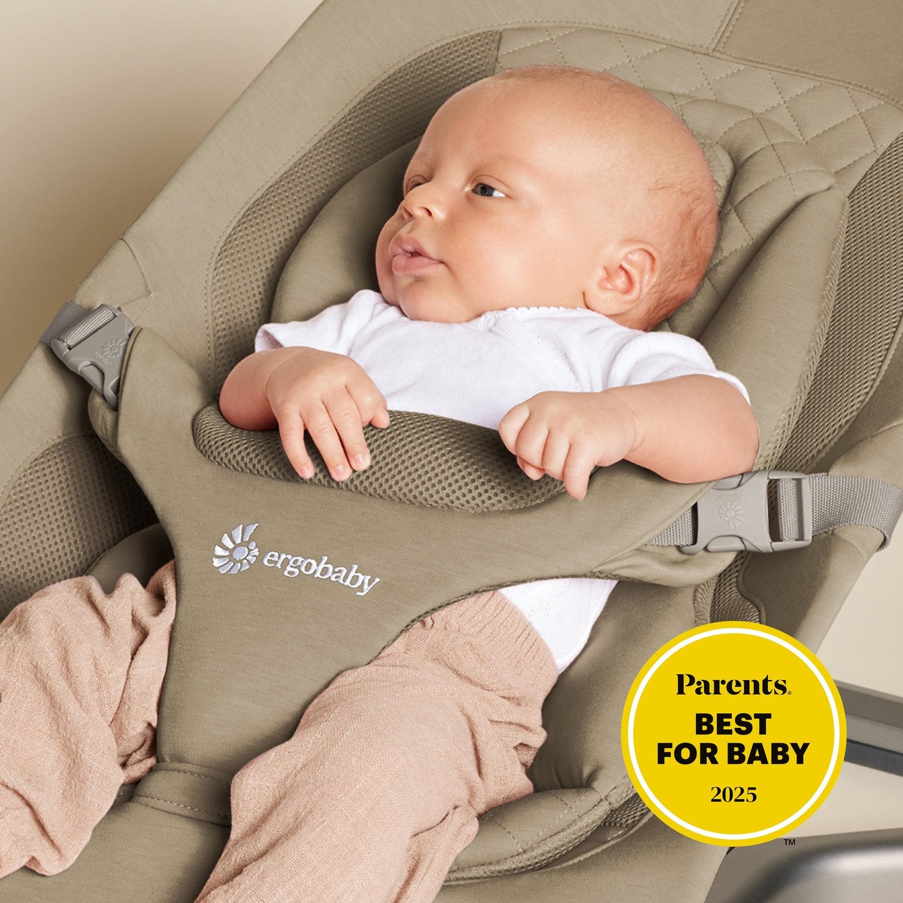 Ergobaby® Evolve ležalnik 3v1 Soft Olive