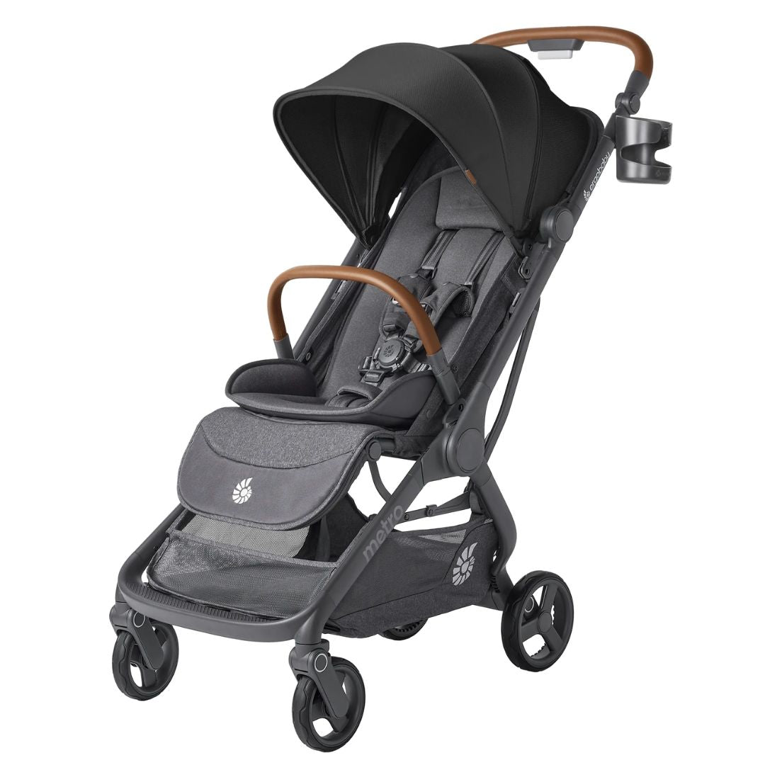 Ergobaby® Kompaktni mestni voziček Metro 3 Deluxe Black Ergobaby