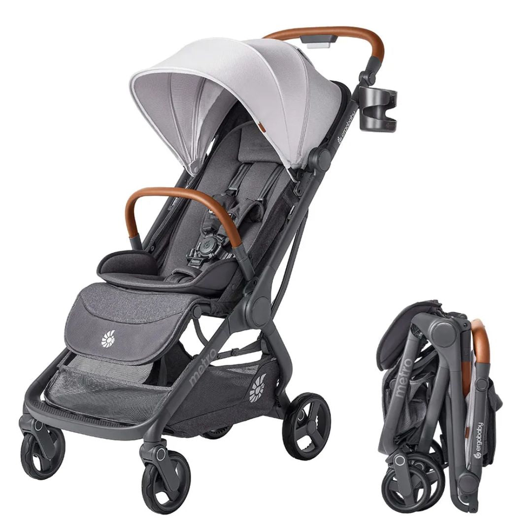 Ergobaby® Kompaktni mestni voziček Metro 3 Deluxe Pearl Grey Ergobaby