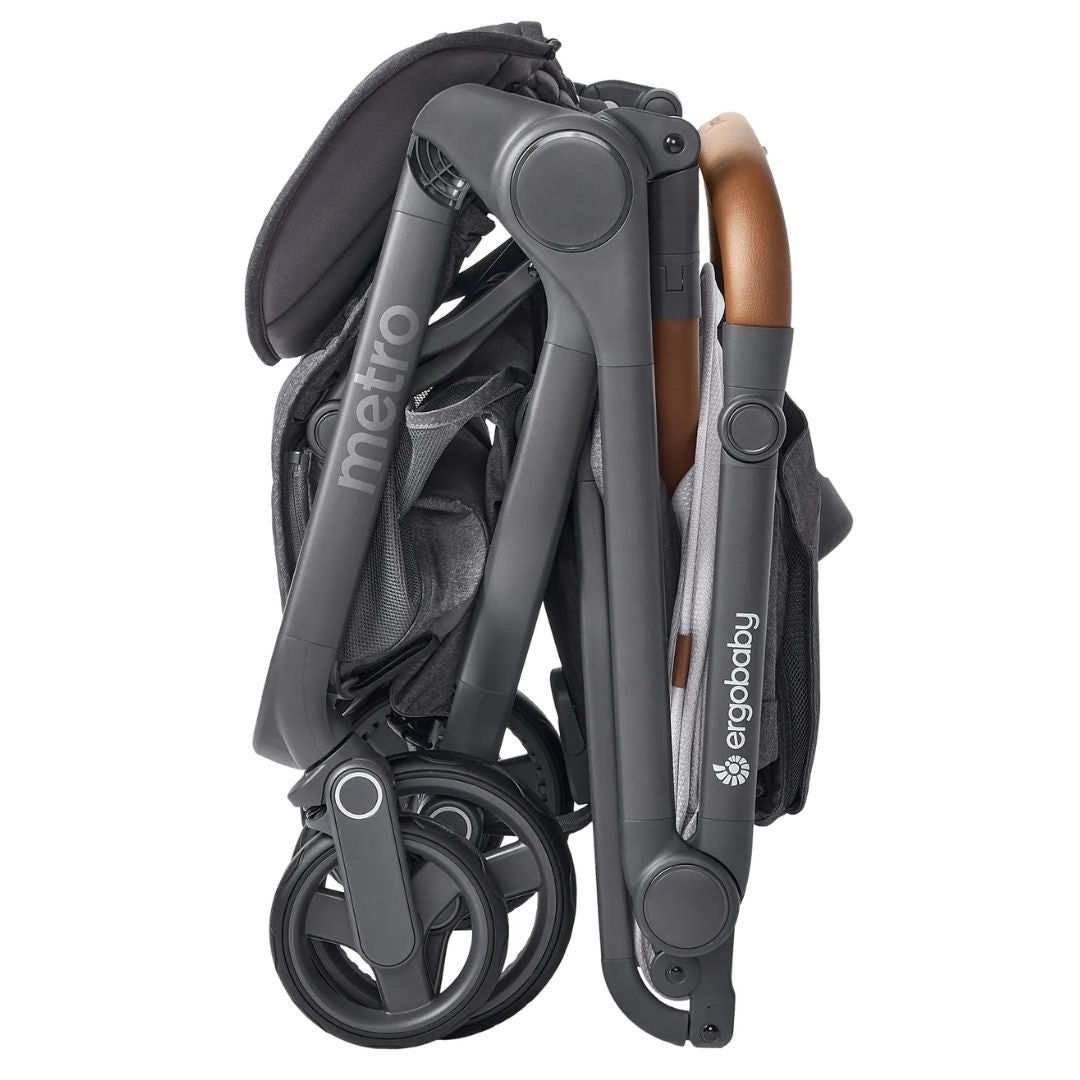 Ergobaby® Kompaktni mestni voziček Metro 3 Deluxe Pearl Grey Ergobaby
