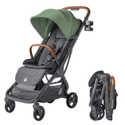 Ergobaby® Kompaktni mestni voziček Metro 3 Deluxe Willow Green Ergobaby