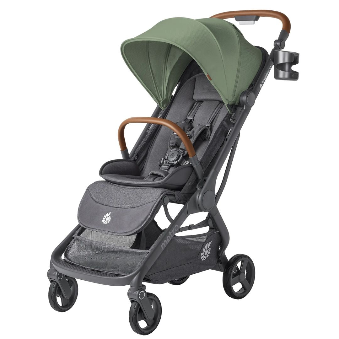 Ergobaby® Kompaktni mestni voziček Metro 3 Deluxe Willow Green Ergobaby