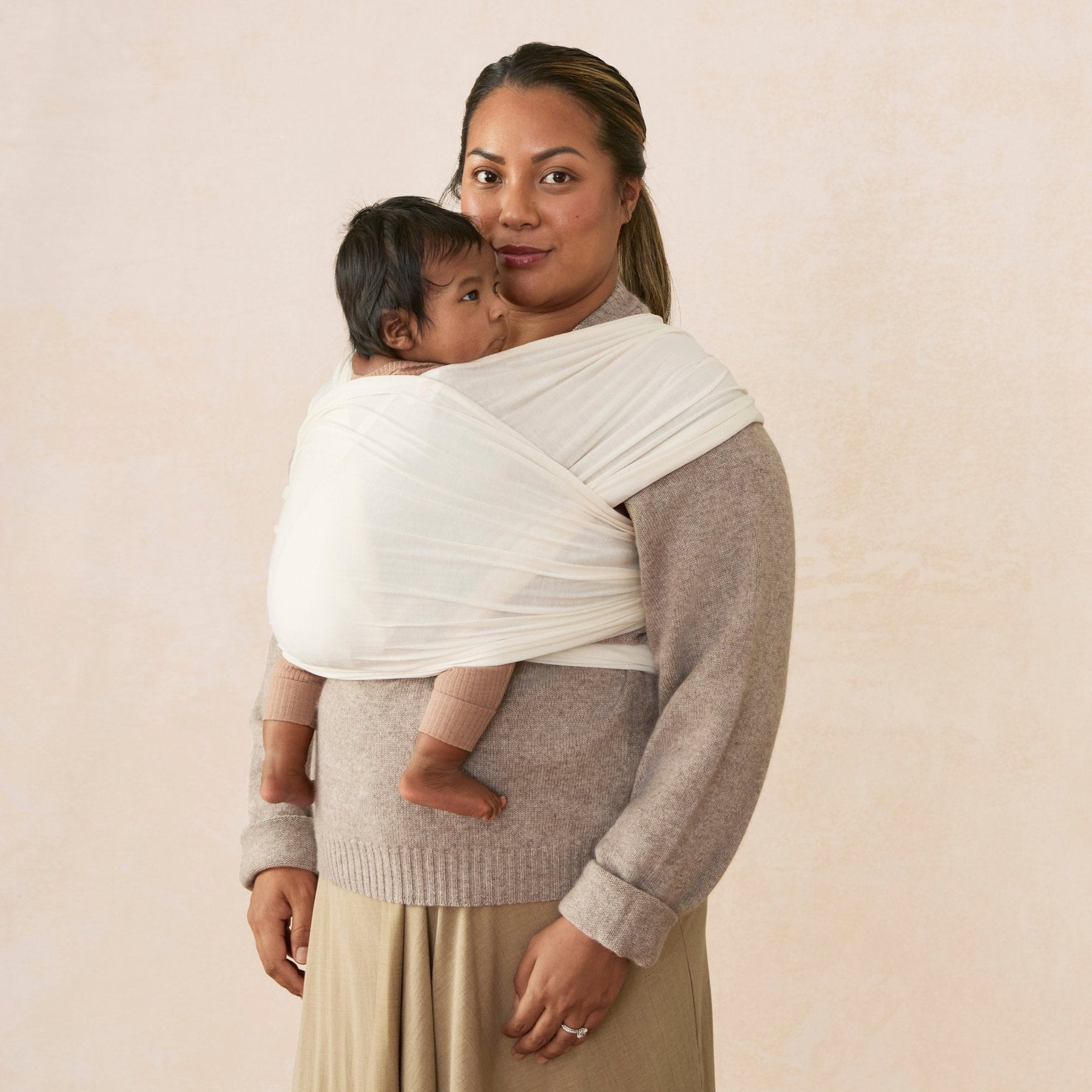 Ergobaby® Aura Wrap Sustainable Knit Cream