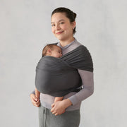 Ergobaby® Fascia porta bebè Aura Wrap Sustainable Knit Soft Black
