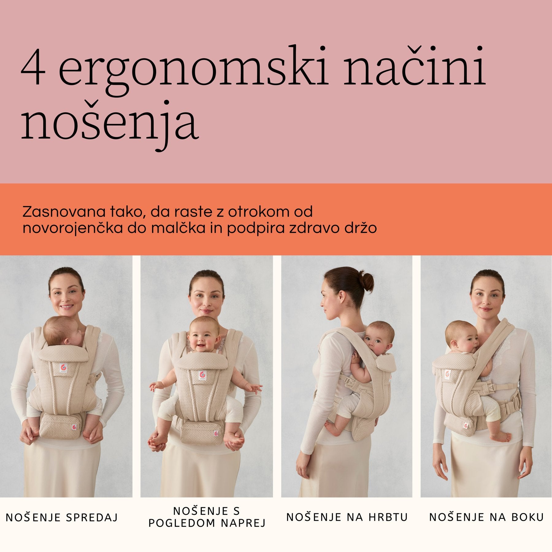 Ergobaby® Marsupio Omni Deluxe Linen