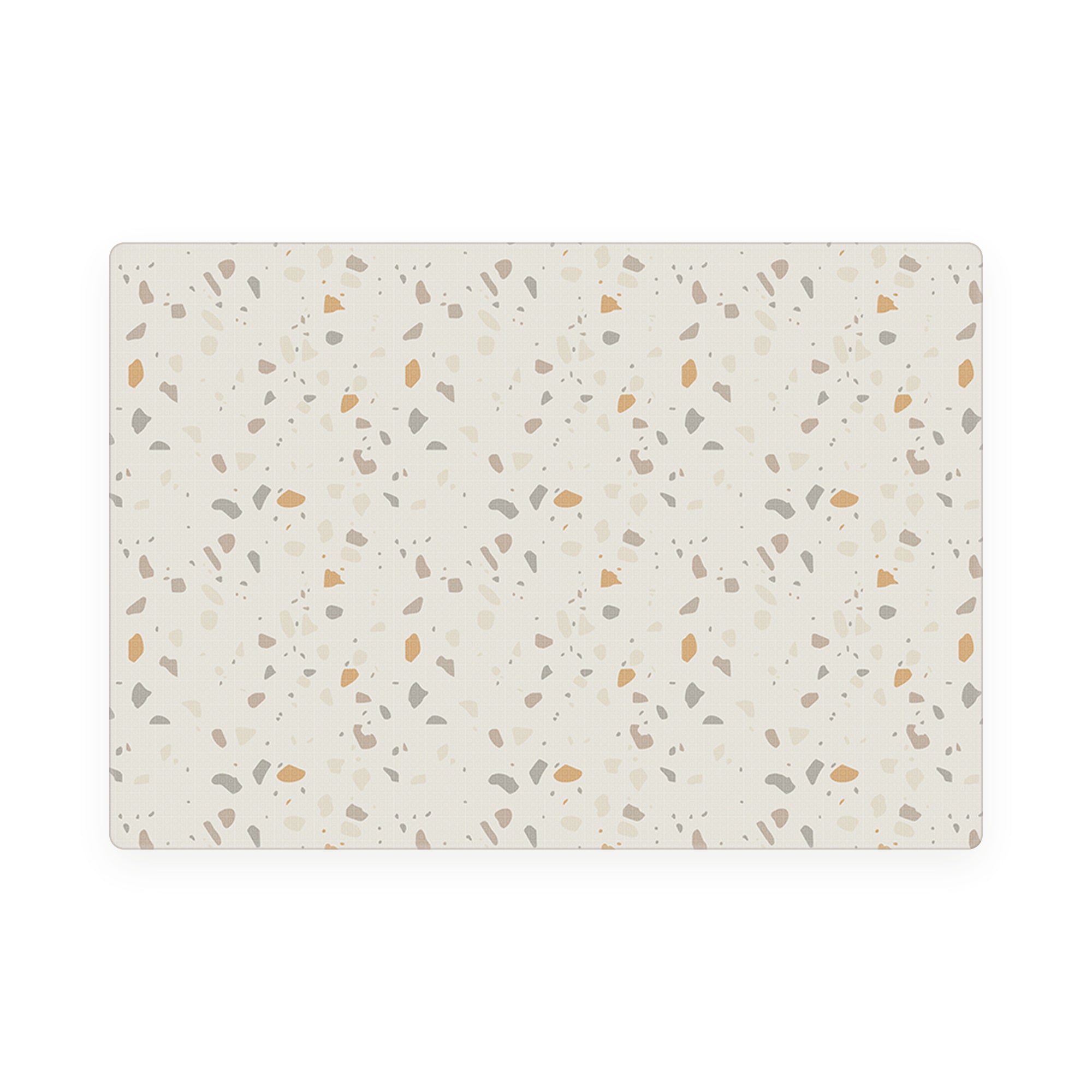 Evibell® Obojestranska igralna podloga iz TPU pene 140x200 Confetti/Terracotta