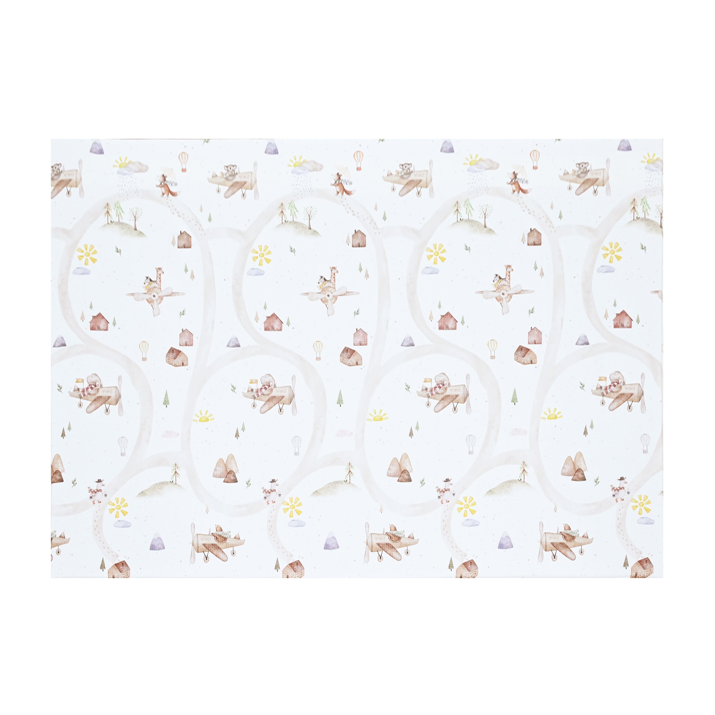 Evibell® Obojestranska igralna podloga iz TPU pene 140x200 Terrazzo/Wanderlust
