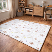 Evibell® Obojestranska igralna podloga iz TPU pene 140x200 Terrazzo/Wanderlust