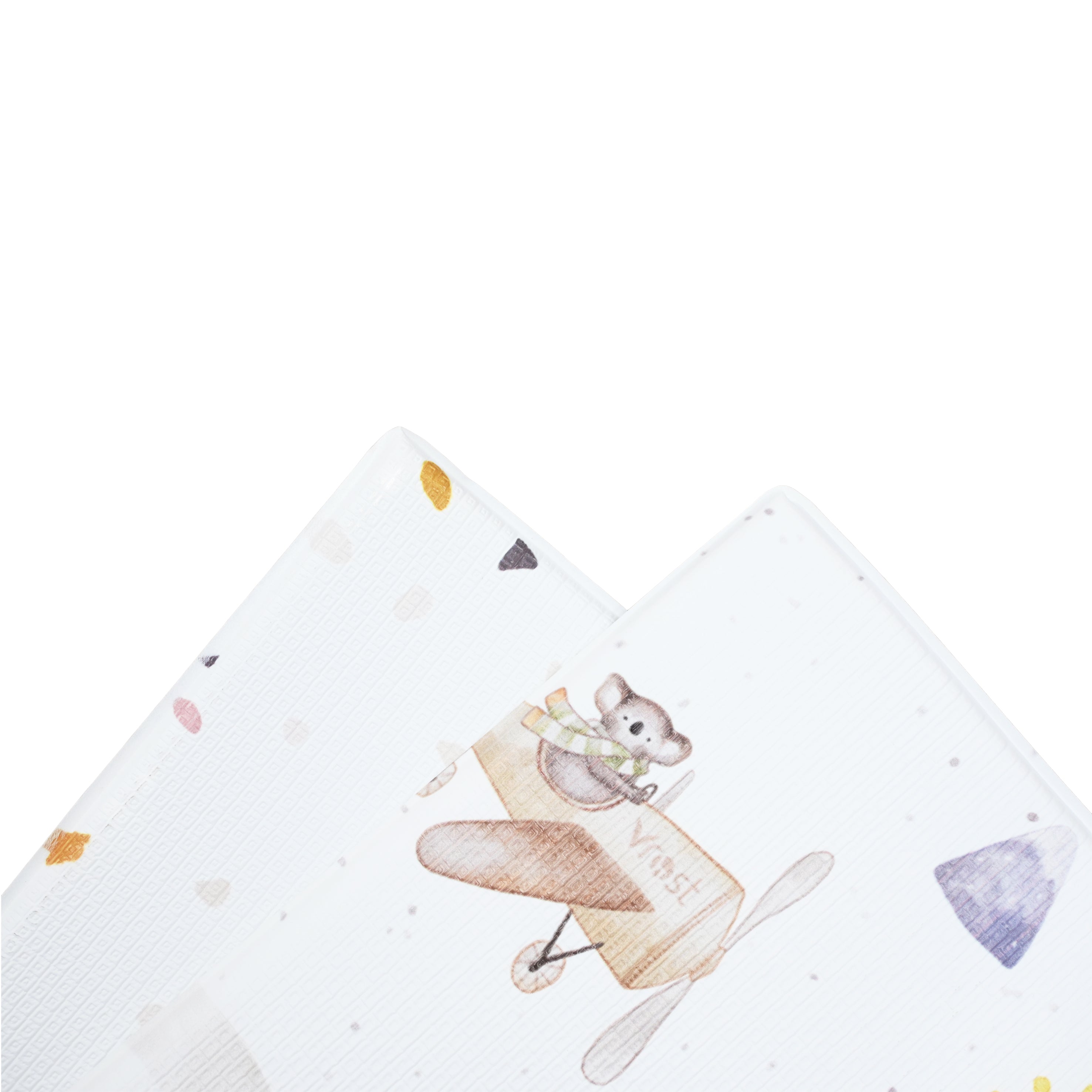 Evibell® Obojestranska igralna podloga iz TPU pene 140x200 Terrazzo/Wanderlust