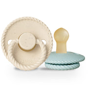 Frigg® Rubber pacifier Mini Mocha Vanilla Cream/Iced Mocha