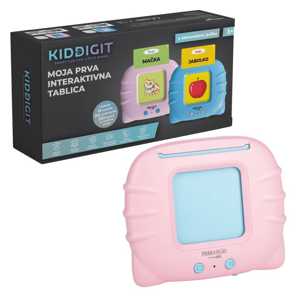 Free2Play® Moja prva interaktivna tablica Pink – slika 2