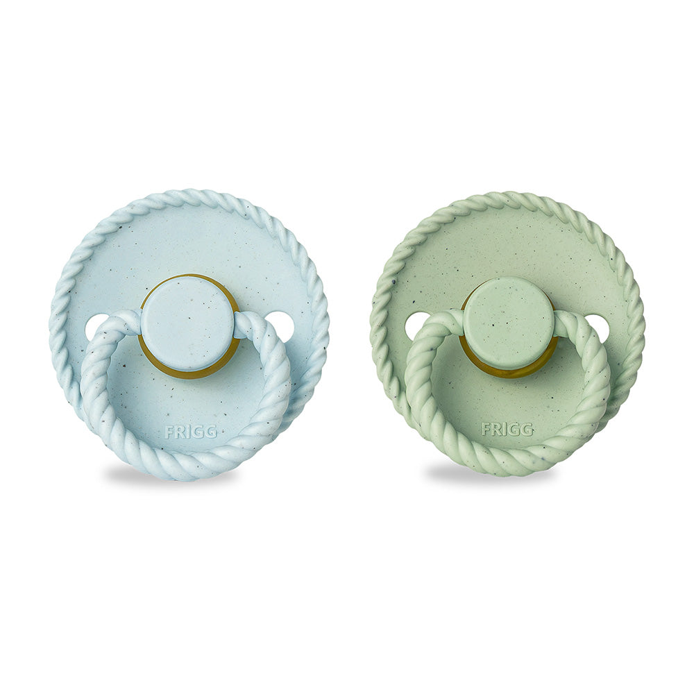 FRIGG® Rubber pacifier Mini Mocha Iced Mocha/Matcha Latte