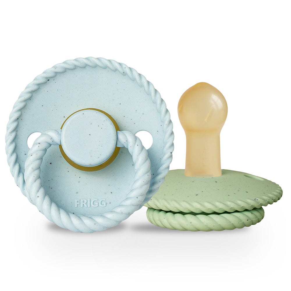 FRIGG® Rubber pacifier Mini Mocha Iced Mocha/Matcha Latte