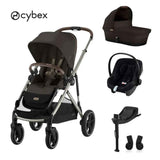 Cybex® Passeggino 4in1 Gazelle™ S + seggiolino auto Aton B2 + base IsoFix One Chocolate Brown