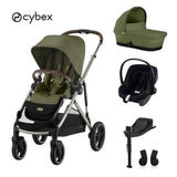 Cybex® Passeggino 4in1 Gazelle™ S + seggiolino auto Aton B2 + base IsoFix One Moss Green