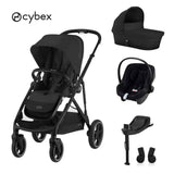 Cybex® Passeggino 4in1 Gazelle™ S + seggiolino auto Aton B + base IsoFix One Moon Black