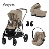 Cybex® Dječja kolica 3u1 Gazelle™ S + Autosjedalica Cloud G Almond Beige