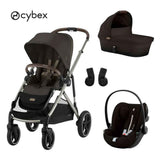 Cybex® Dječja kolica 3u1 Gazelle™ S + Autosjedalica Cloud G Chocolate Brown