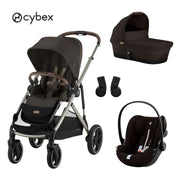 Cybex® Otroški voziček 3v1 Gazelle™ S + Avtosedež Cloud G Chocolate Brown Cybex