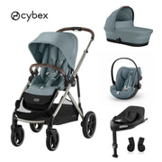 Cybex® Otroški voziček 4v1 Gazelle™ S + Avtosedež Cloud G + IsoFix baza G Stormy Blue Cybex